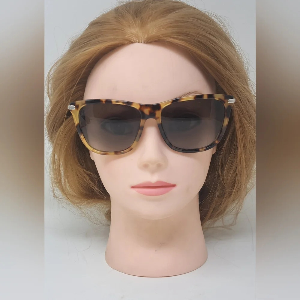 Gucci Sunglasses Silver Bamboo Square Tortoise Gray Gradient GG3778/S  54-15-130 - Picture 2 of 15